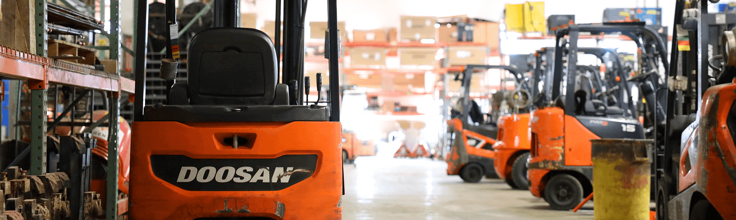 Doosan Rentals at Best Line Material Handling in Bensalem, Pennsylvania